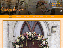 Tablet Screenshot of cathalflowers.co.uk